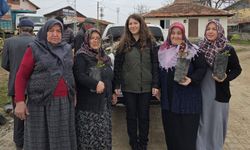 Karabük'te vatandaşlara 2 bin fidan dağıtıldı