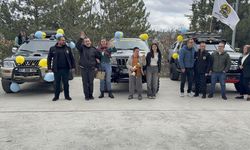 Kastamonu'da özel bireyler off-road araçlarıyla şehir turu attı