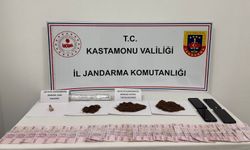 Kastamonu'da uyuşturucu operasyonunda gözaltına alınan 17 şüpheliden 2'si tutuklandı