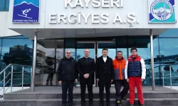Kayseri'de Ulaştırma Bakan Yardımcısı'na Erciyes sunumu