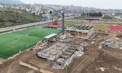 Ordu'da spor kompleksinin inşası devam ediyor