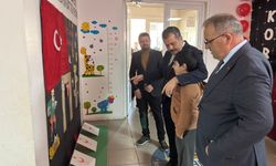 Özel gereksinimli öğrencilerden İstiklal Marşı'nın kabulünün yıl dönümü programı