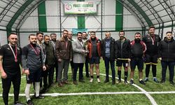 Piraziz'de kurumlar arasında futbol turnuvası düzenlendi