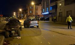 Samsun'da otomobille çarpışan motosikletin sürücüsü yaralandı
