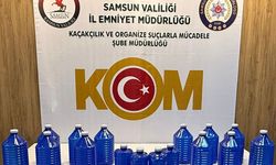 Samsun'da sahte içki operasyonunda 1 şüpheli yakalandı