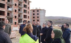 Saraydüzü'nde TOKİ konutlarının yapımı devam ediyor