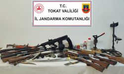 Tokat'ta tarihi eser ve silah kaçakçılığı operasyonunda 6 zanlı yakalandı
