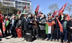 Trabzon, Ordu ve Giresun'da İsrail'in Gazze'ye yönelik saldırıları protesto edildi