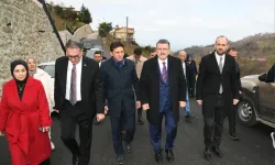 Trabzon'da Başkan Genç Sürmene'de çalışmaları inceledi