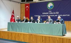 Türkeli'de Muhtarlar Toplantısı düzenlendi