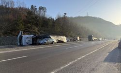 Zonguldak-Ankara kara yolundaki trafik kazalarında 10 kişi yaralandı