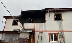 Alucra'da evde çıkan yangın maddi hasara yol açtı