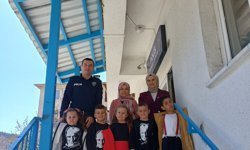 Anaokulu öğrencilerinden Küre İlçe Emniyet Amirliğine ziyaret