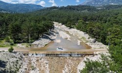 Antalya'da yağışlar Olimpos Deresi'ndeki akış süresini uzattı
