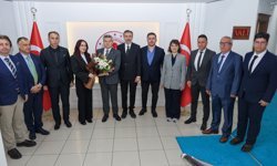 Artvin Kültür ve Turizm Müdürü Aytekin Vali Ergün'ü ziyaret etti