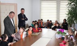 Asarcık'ta öğrencilerden belediyeye ziyaret