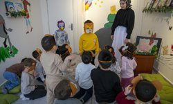 Atıl sınıftan dönüştürülen 'Masal Odası' çocukların hayal dünyasına dokunuyor