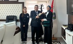 Bafra'da mesleki eğitim merkezinden Emniyet Müdürlüğüne ziyaret