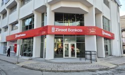 Bafra'da Ziraat Bankası merkez şubesi yenilenen yüzüyle hizmete başladı