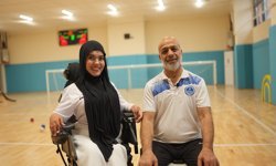 Bocciada şampiyonluklarıyla adından söz ettiren SMA'lı Alyurt, gözünü 2028 Paralimpik Oyunları'na dikti