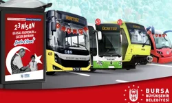 Bursa'da 23 Nisan'da toplu ulaşım ücretsiz