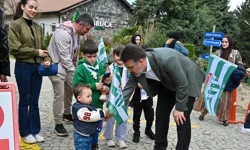Bursa'da şampiyonluk öncesi minik taraftar coşkusu