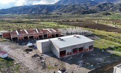 Durağan'da küçük sanayi sitesi inşaatında sona yaklaşıldı