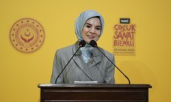 Emine Erdoğan, Rami Çocuk ve Sanat Bienali'nin açılışına katıldı:
