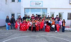 Gerze'de öğrencilere trafik güvenliği eğitimi verildi