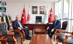 Giresun Valisi Koç, İl Genel Meclis Başkanı Şahin'i ziyaret etti