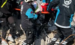 Giresun'da göçük tatbikatı yapıldı