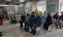 Gümüşhacıköy'de PTT çalışanlarına yönelik yangın tatbikatı düzenlendi