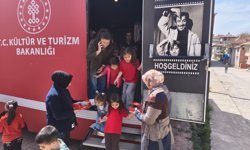 Hanönü'de Gezen Sinema Tırı öğrencilerle buluştu