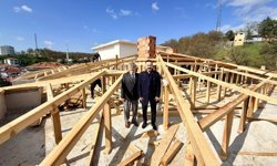 Havza Kaymakamı Ayvat, Kur'an kursu ve müftülük binası inşaatlarını inceledi