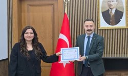 Havza'da 8 emniyet personeline başarı belgesi verildi