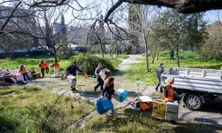 İzmir Bornova'da 'Kedili Park' yeniden güvenli hale geldi