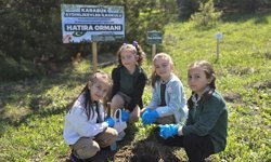 Kahramanmaraş'taki okul saldırısında hayatını kaybedenler için Karabük'te fidan dikildi