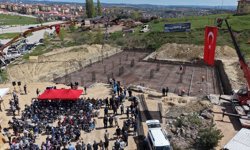 Karabük'te 1000 kişilik Kuba Camisi'nin temeli atıldı