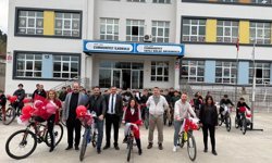 Kargı'da öğrenciler 23 Nisan için pedal çevirdi