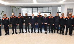 Kastamonu'da AFAD personeline rütbe ve bröveleri takıldı