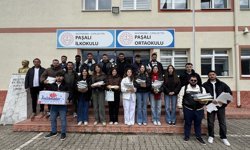 Kastamonu'da havacılık yüksekokulu öğrencileri ilkokul öğrencileri ile buluştu