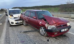 Kastamonu'da üç aracın çarpıştığı kazada 4 kişi yaralandı