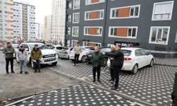 Kayseri Talas'ta hafta sonunda otopark mesaisi