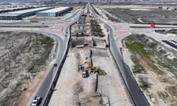 Konya'da TÜMOSAN Kavşağı'nda çalışmalar sürüyor