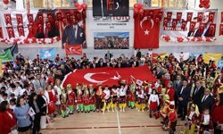 Merzifon'da 23 Nisan Ulusal Egemenlik ve Çocuk Bayramı kutlandı