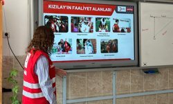 Oğuzlar'da Kızılay öğrencilere tanıtıldı