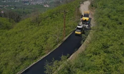 Ordu Altınordu'da grup yolu asfaltlanıyor
