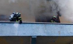 Osmancık'ta evde çıkan yangın söndürüldü