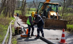 Sakarya Taraklı'da kaliteli su için yeni hat çalışması