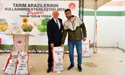 Samsun'da çiftçilere sorgum sudan otu tohumu dağıtıldı